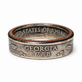 Georgia State Quarter Coin Ring