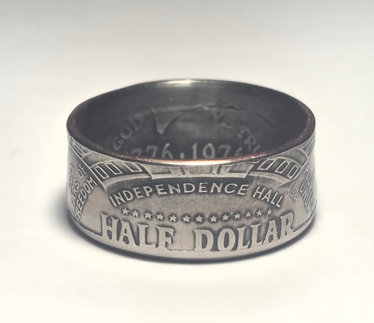 Liberty & Union Half Dollar Ring