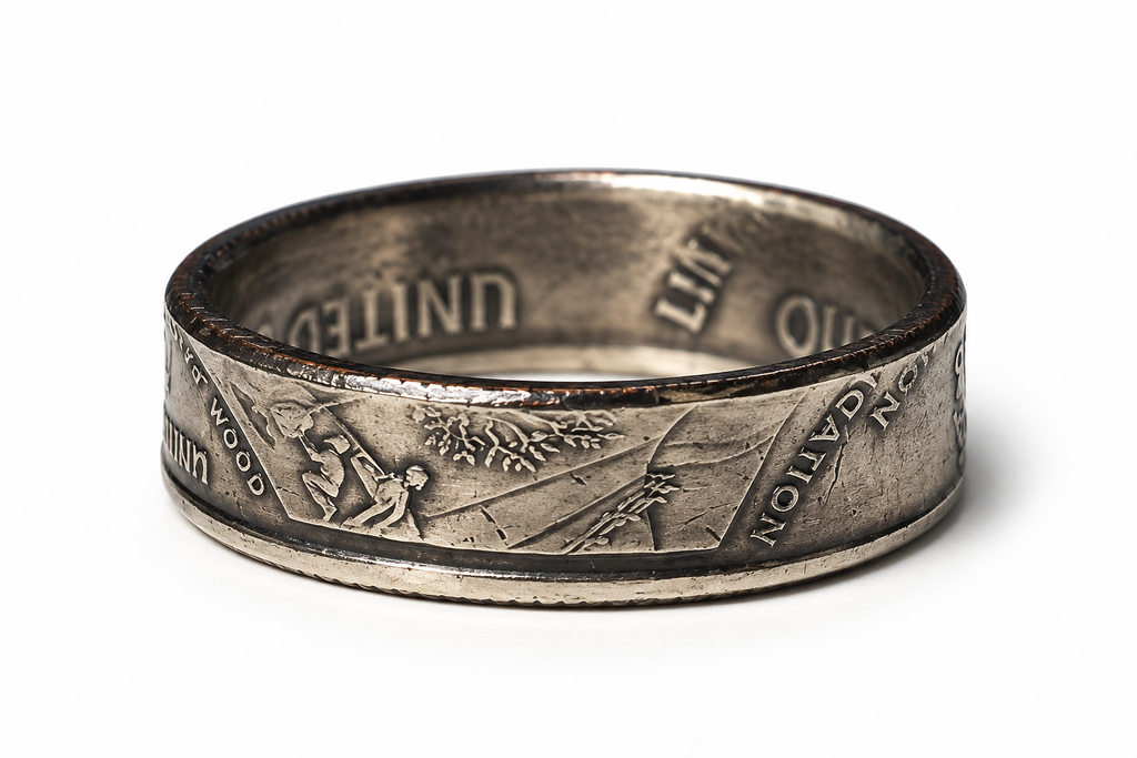 Iowa State Quarter Coin Ring