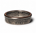 Louisiana State Quarter Coin Ring