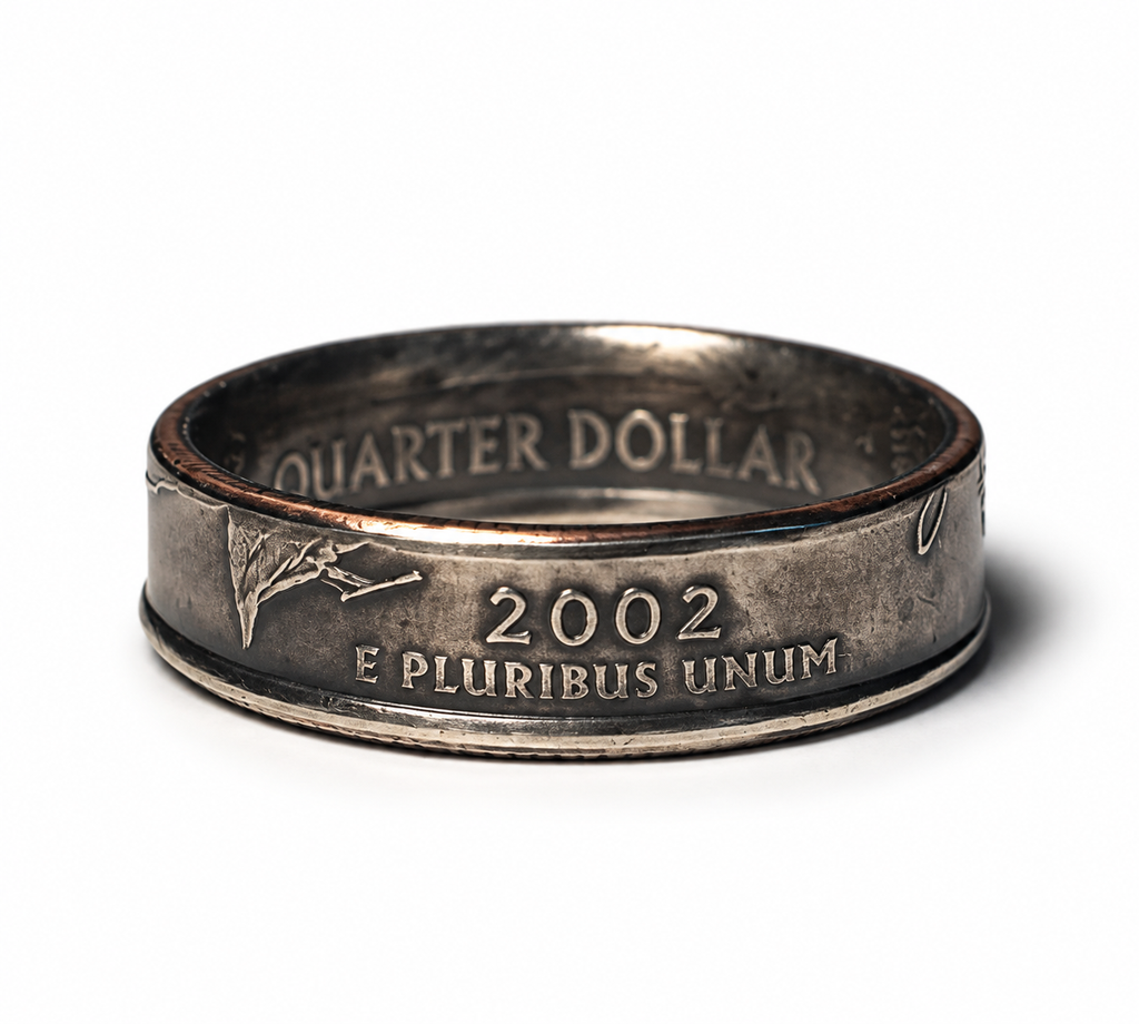 Louisiana State Quarter Coin Ring