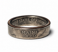 Maine State Quarter Coin Ring