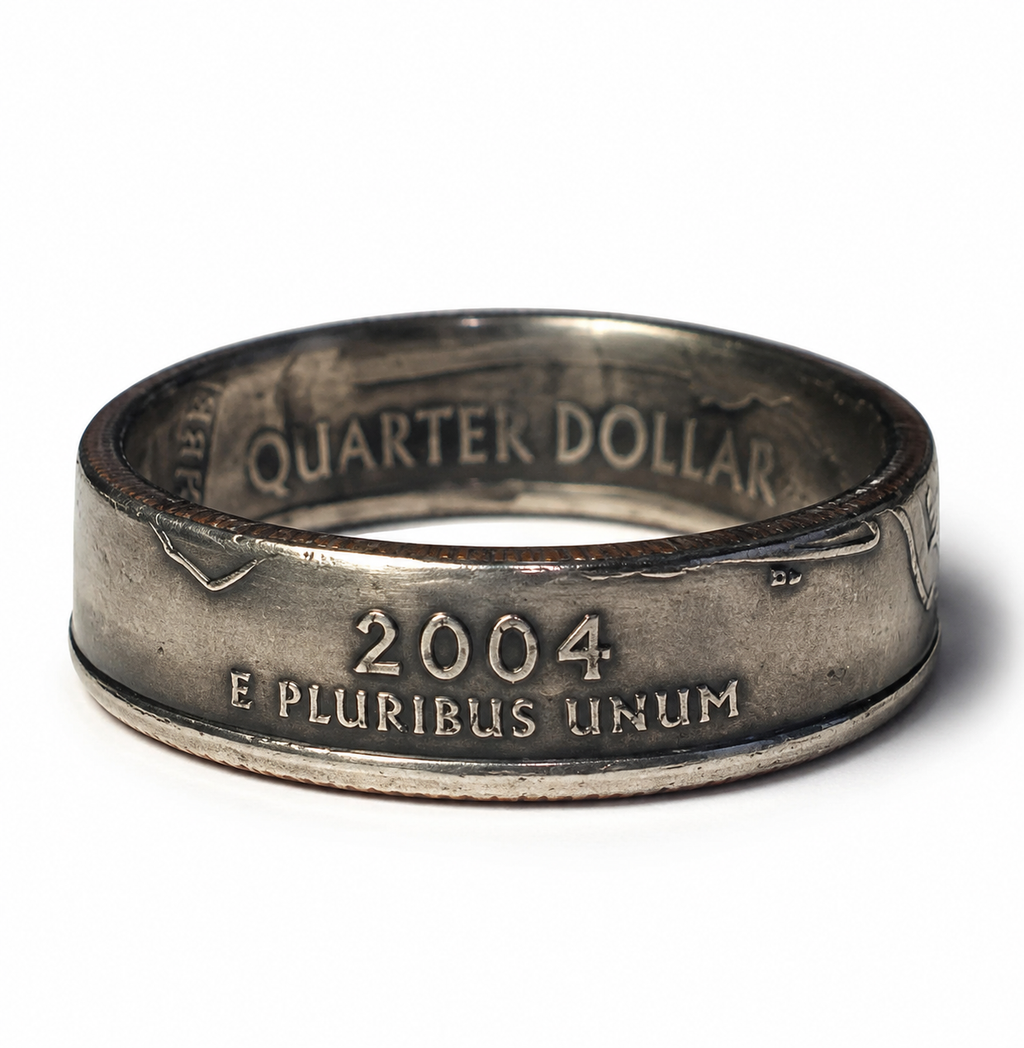 Michigan State Quarter Coin Ring