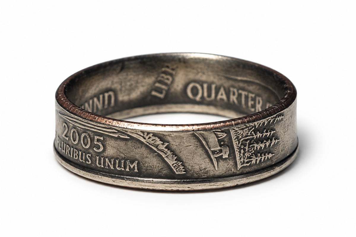 Minnesota State Quarter Coin Ring