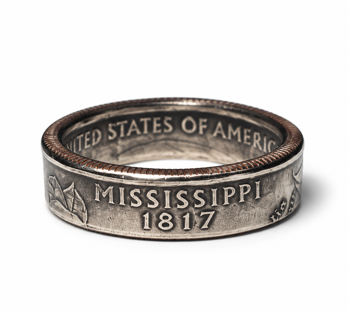 Mississippi State Quarter Coin Ring