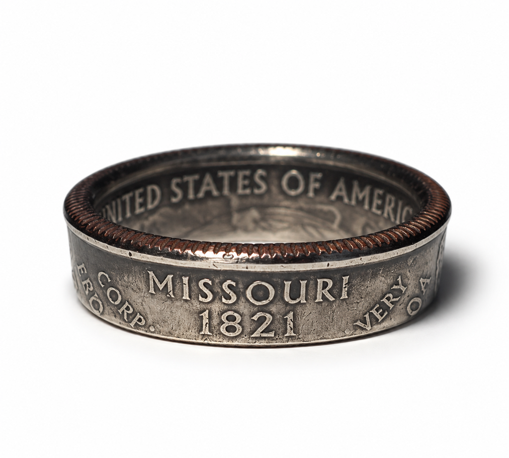 Missouri State Quarter Coin Ring