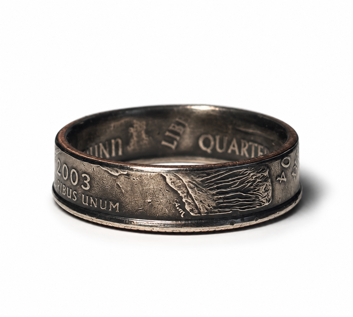 Missouri State Quarter Coin Ring