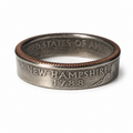 New Hampshire State Quarter Coin Ring