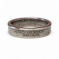 New Jersey State Quarter Coin Ring
