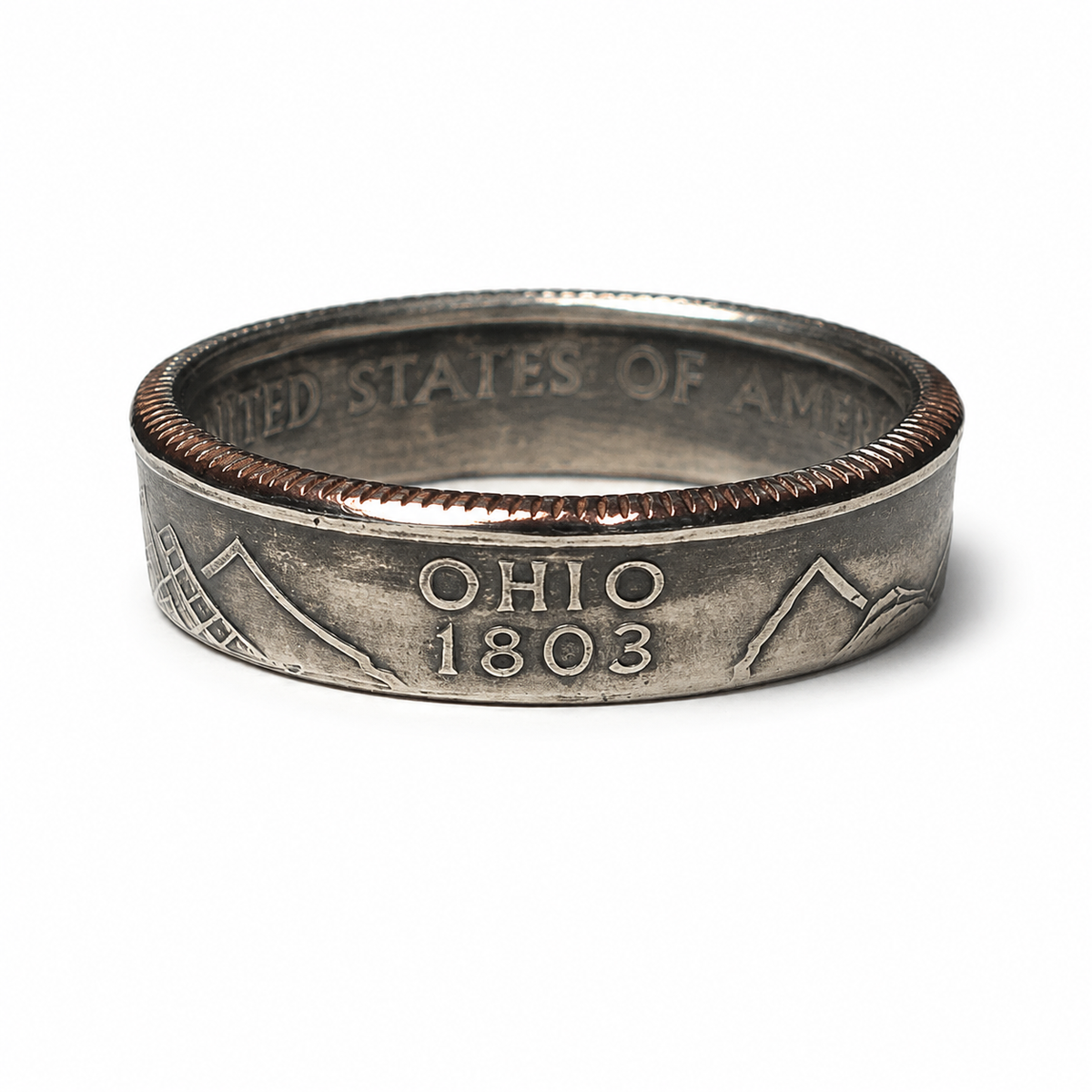 Ohio State Quarter Coin Ring
