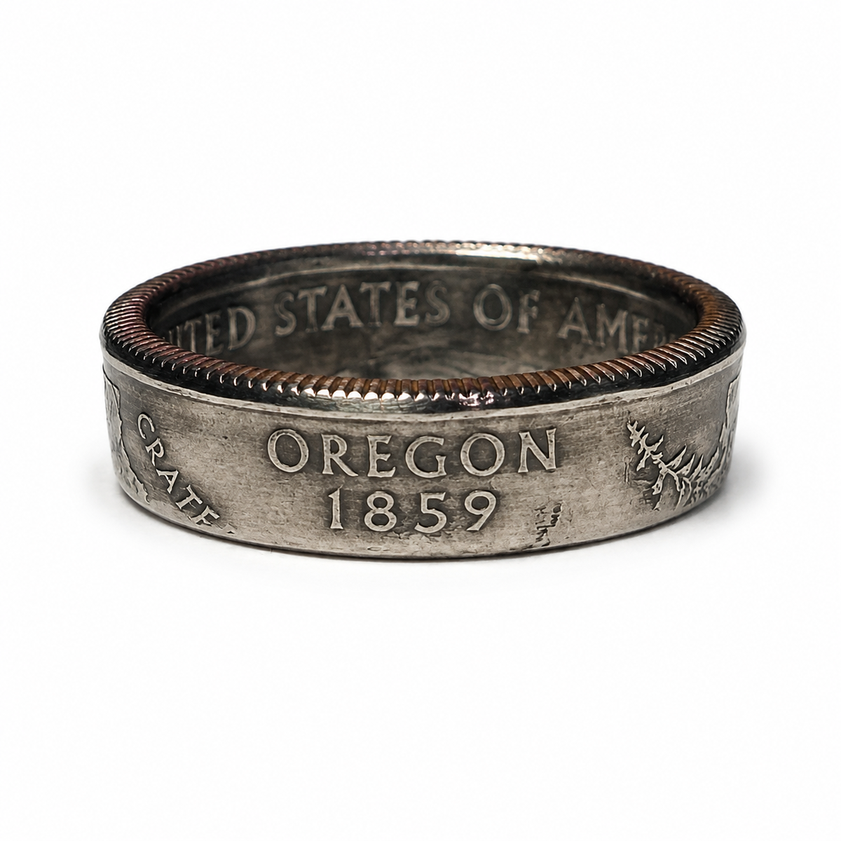 Oregon State Quarter Coin Ring