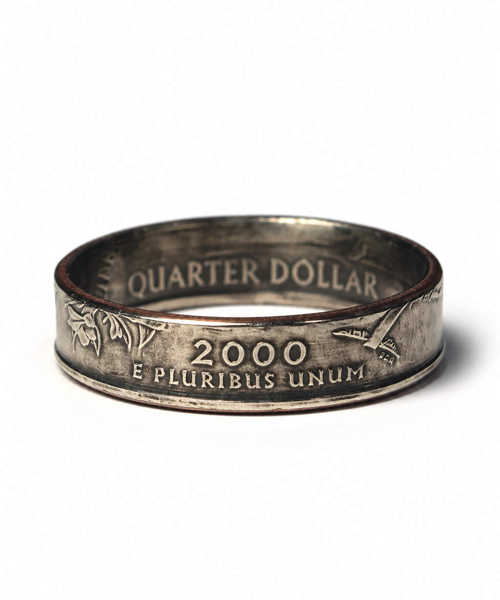 South Carolina State Quarter Coin Ring