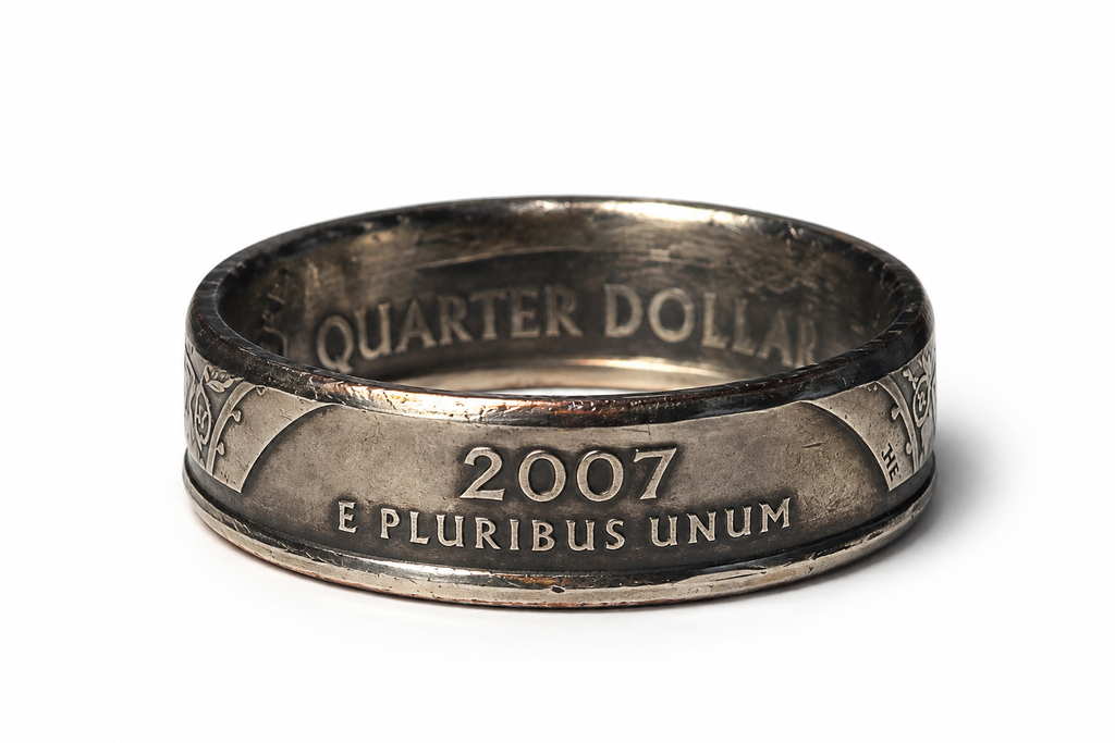 Utah State Quarter Coin Ring