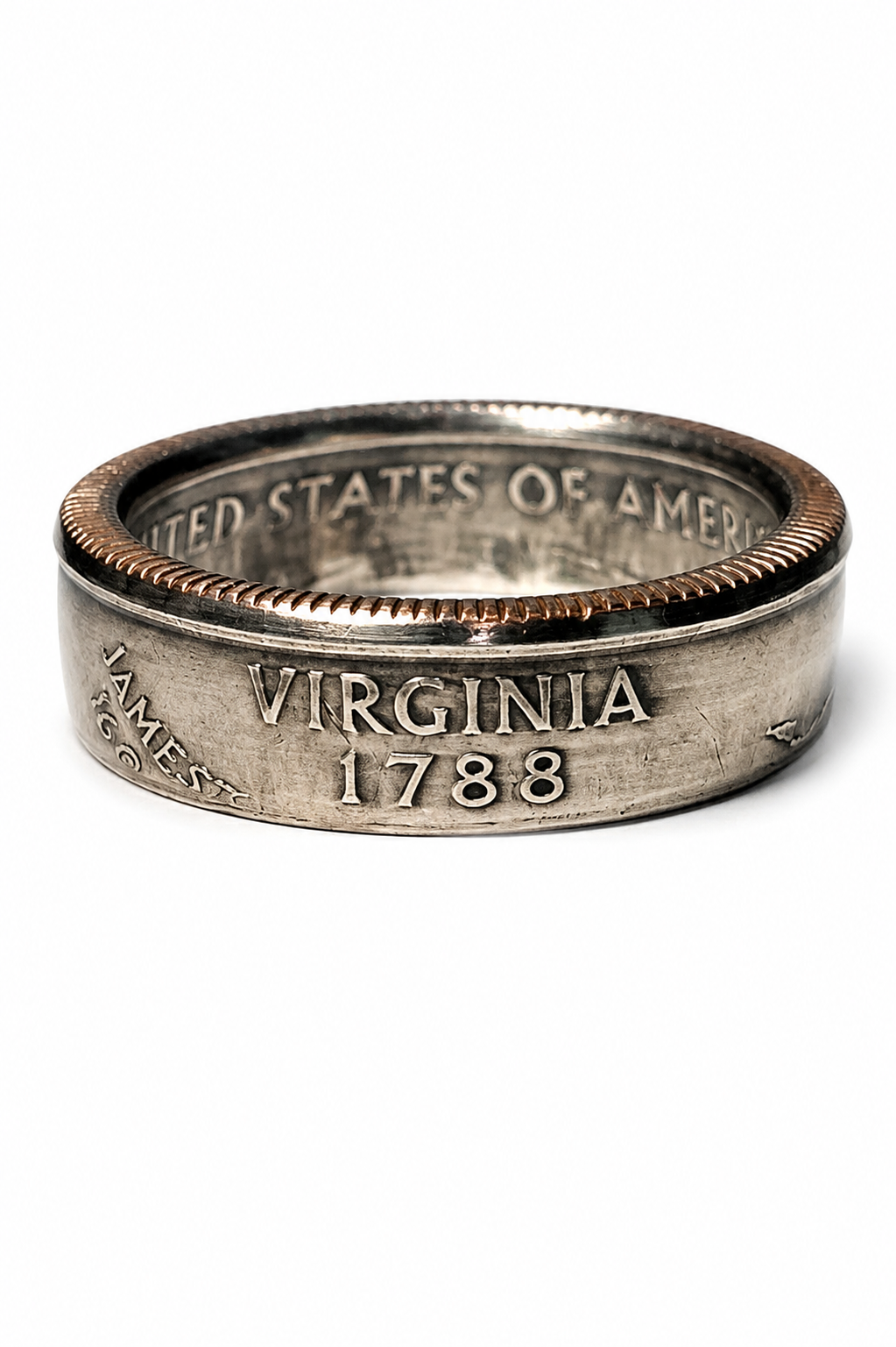 Virginia State Quarter Coin Ring
