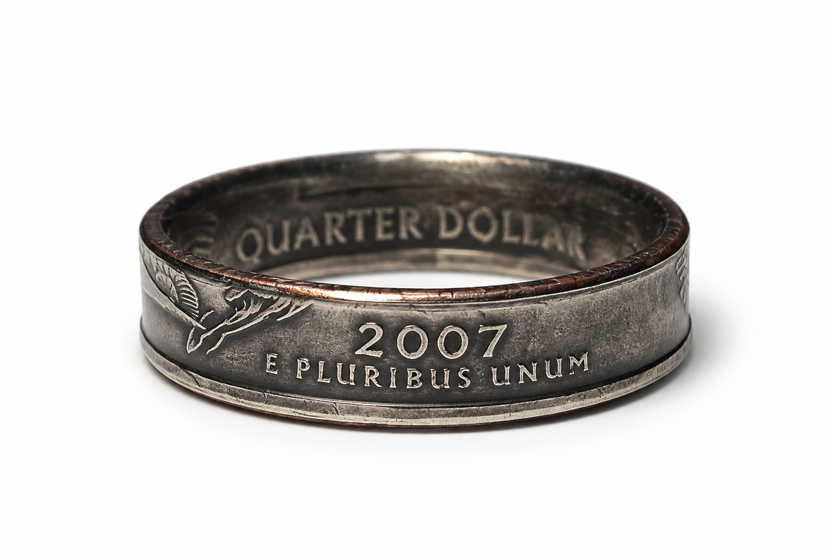 Washington State Quarter Coin Ring